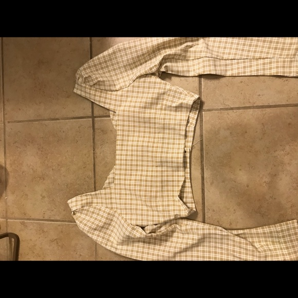 Nasty-gal “on the grid” cropped blouse - Picture 4 of 5